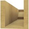Ekena Millwork 6in. W x 6in. H x 28in. L Clemmons Woodgrain TimberThane Rafter Tail, Primed Tan RFTUR06X06X28CLERCPR - alternate 6